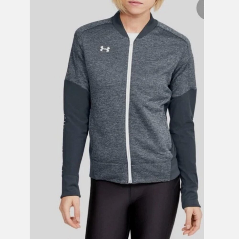 Under Armour‎ Cold Gear Women's Qualifier Hybrid Warm-Up Jacket Small Loose Fit